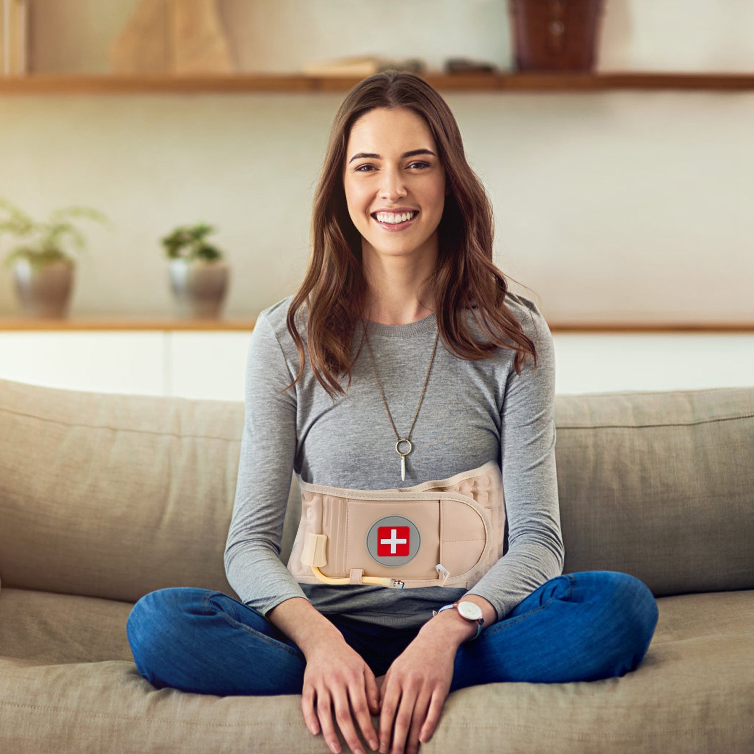 Adjustable Lumbar Support Belt — All-Day Lower Back Comfort